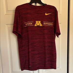 Men’s Nike Minnesota Golden Gophers Dri-FIT T-Shirt - Maroon - Size L